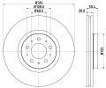 Brzdov kotou HELLA PAGID ‐ HPG 8DD 355 128-191