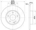 Brzdov kotou HELLA PAGID ‐ HPG 8DD 355 128-261