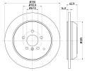 Brzdov kotou HELLA PAGID ‐ HPG 8DD 355 128-601