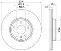 Brzdov kotou HELLA PAGID ‐ HPG 8DD 355 128-711