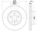 HELLA PAGID Brzdov kotou PRO High Carbon - 320 mm ‐ HPG 8DD 355 128-721
