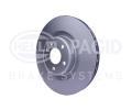 HELLA PAGID Brzdov kotou PRO High Carbon - 345 mm HPG 8DD 355 128-731, 8DD 355 128-731