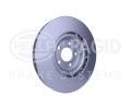 HELLA PAGID Brzdov kotou PRO High Carbon - 345 mm HPG 8DD 355 128-731, 8DD 355 128-731