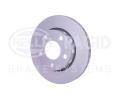 HELLA PAGID Brzdov kotou PRO High Carbon - 256 mm HPG 8DD 355 128-901, 8DD 355 128-901