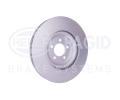 HELLA PAGID Brzdov kotou PRO High Carbon - 355 mm HPG 8DD 355 129-071, 8DD 355 129-071