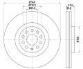 HELLA PAGID Brzdov kotou PRO High Carbon - 340 mm ‐ HPG 8DD 355 129-241