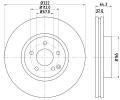 Brzdový kotouč HELLA PAGID ‐ HPG 8DD 355 129-521 Brzdový kotouč HELLA PAGID ‐ HPG 8DD 355 129-521