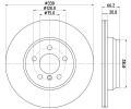 HELLA PAGID Brzdov kotou PRO High Carbon - 330 mm HPG 8DD 355 129-641, 8DD 355 129-641