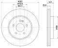 HELLA PAGID Brzdov kotou PRO High Carbon - 303 mm ‐ HPG 8DD 355 129-751