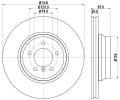 HELLA PAGID Brzdov kotou PRO High Carbon - 348 mm ‐ HPG 8DD 355 129-781