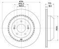 Brzdov kotou HELLA PAGID ‐ HPG 8DD 355 131-881