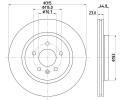 Brzdov kotou HELLA PAGID ‐ HPG 8DD 355 132-181