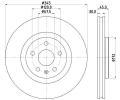 Brzdov kotou HELLA PAGID ‐ HPG 8DD 355 132-621