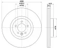 Brzdov kotou HELLA PAGID ‐ HPG 8DD 355 132-951