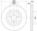 Brzdov kotou HELLA PAGID ‐ HPG 8DD 355 133-421