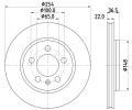 Brzdov kotou HELLA PAGID ‐ HPG 8DD 355 133-871