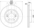 Brzdov kotou HELLA PAGID ‐ HPG 8DD 355 134-321
