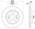 Brzdov kotou HELLA PAGID ‐ HPG 8DD 355 134-651