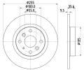Brzdov kotou HELLA PAGID ‐ HPG 8DD 355 134-831