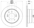 Brzdov kotou HELLA PAGID ‐ HPG 8DD 355 134-921