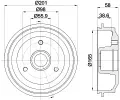 HELLA PAGID Brzdov buben HPG 8DT 355 300-051, 8DT 355 300-051