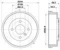 Brzdov buben HELLA PAGID ‐ HPG 8DT 355 303-421