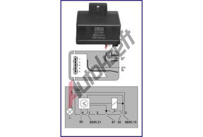 HÜCO Relé - žhavicí systém HUC 132084, 132084 HÜCO Relé - žhavicí systém HUC 132084, 132084