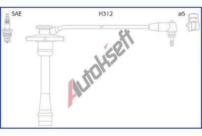 HCO Sada kabel pro zapalovn HUC 134130, 025134130