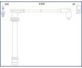 Sada kabel pro zapalovn HCO ‐ HUC 134518