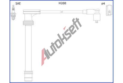 HCO Sada kabel pro zapalovn Hueco HUC 134518, 134518