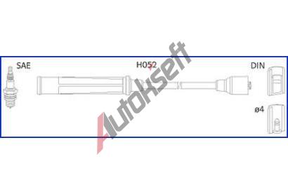 HCO Sada kabel pro zapalovn Hueco HUC 134576, 134576