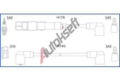 H�CO Sada kabel� pro zapalov�n� Hueco HUC 134755, 134755
