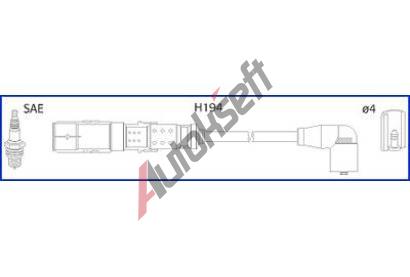 HCO Sada kabel pro zapalovn Hueco HUC 134791, 134791