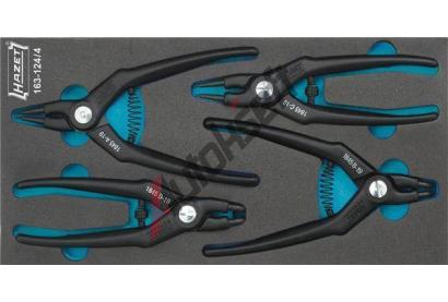 HAZET Sada klet, pojistn krouek Safety-Insert-System HZT 163-124/4, 163-124/4