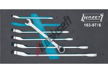 HAZET Ráčna-klíč očko-vidlice Safety-Insert-System HZT 163-97/6, 163-97/6 HAZET Ráčna-klíč očko-vidlice Safety-Insert-System HZT 163-97/6, 163-97/6