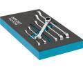 HAZET Ráčna-klíč očko-vidlice Safety-Insert-System HZT 163-97/6, 163-97/6