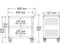 HAZET Dlna - servisn vozk HZT 167-3S, 167-3S