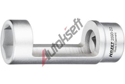 HAZET Sada n�str�n�ch kl���, lo�isko horn� ulo�en� tlumi�e Shock absorber socket (6-point) HZT 2593-22, 2593-22