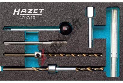 HAZET Sortiment nad - zvitov vloka Safety-Insert-System, SmartCase HZT 4797/10, 4797/10