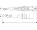 HAZET Momentový klíč HZT 6122-1CTCAL, 6122-1CTCAL