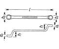 HAZET Kl se dvma oky HZT 630-14X15, 630-14X15