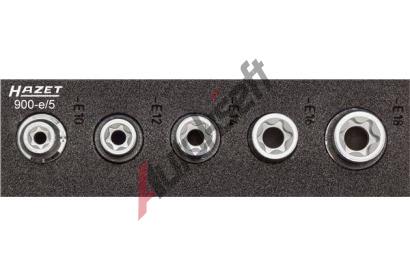 HAZET Sada nástrčných klíčů TORX®, Safety-Insert-System HZT 900-E/5, 900-E/5 HAZET Sada nástrčných klíčů TORX®, Safety-Insert-System HZT 900-E/5, 900-E/5