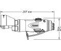 HAZET Pm bruska (stlaen vzduch) HZT 9033-10, 9033-10