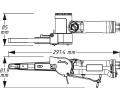 HAZET Psov bruska (stlaen vzduch) HZT 9033N-4, 9033N-4
