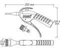 HAZET Vzduchov pistole HZT 9040P-5, 9040P-5
