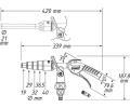 HAZET istc pistole (stlaen vzduch) Waschpistolen Satz HZT 9048P-2/3, 9048P-2/3