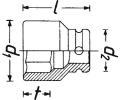 HAZET Rzov hlavice HZT 905SLG-21, 905SLG-21