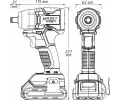 HAZET Rázový šroubovák (aku) HZT 9212M-010, 9212M-010