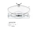 ICER Sada brzdovch destiek - kotouov brzda ‐ IC 141315-701