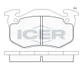ICER Sada brzdovch destiek - kotouov brzda ‐ IC 180723-204